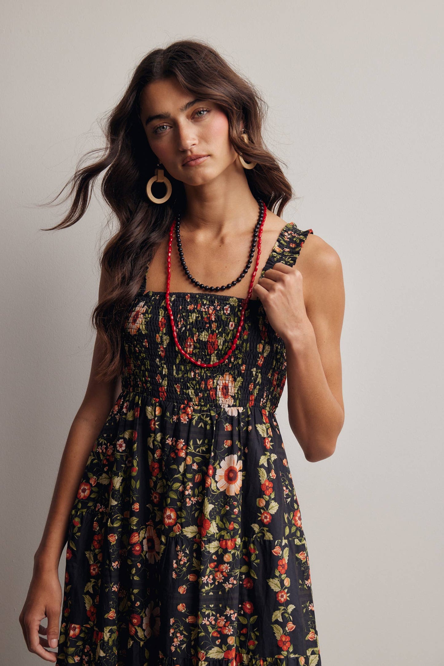 Tess Floral Smocked Dress