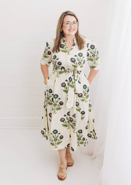 Camilla Scalloped Dress