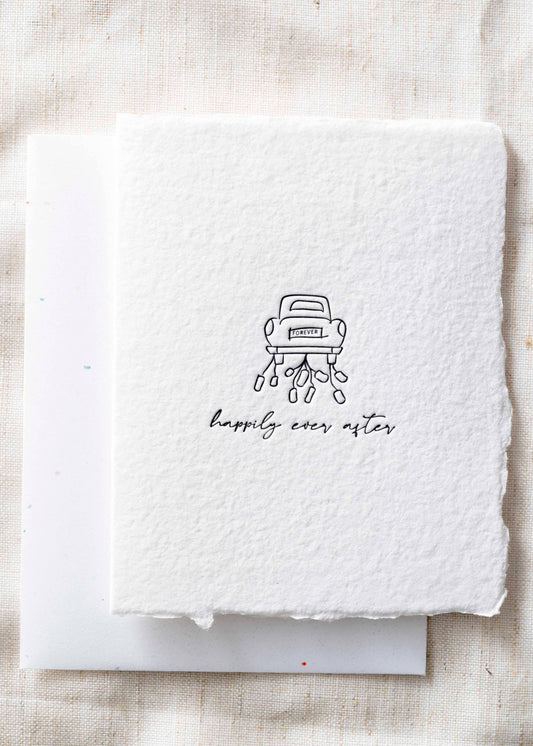 Happily Ever After Wedding Card