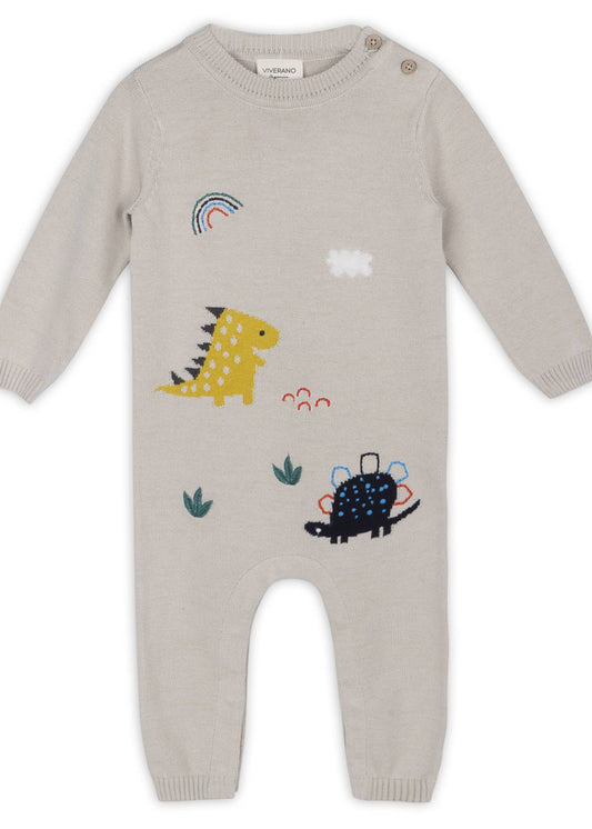 Dinosaur Knit Jumpsuit