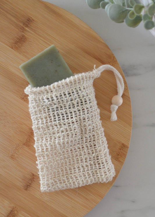 Biodegradable Natural Sisal Soap Saver Pouch | Eco Friendly