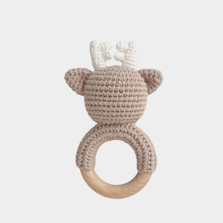 Cotton Crochet Rattle - Assorted