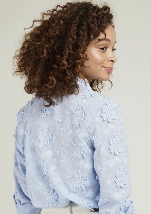 Orchid Lace Button Down Shirt