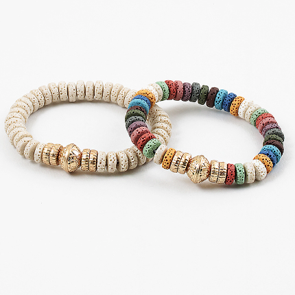 Lava Stone Bracelets - Assorted