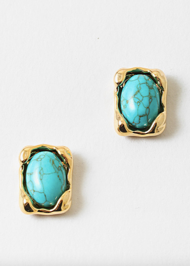 Turq and Time Earrings