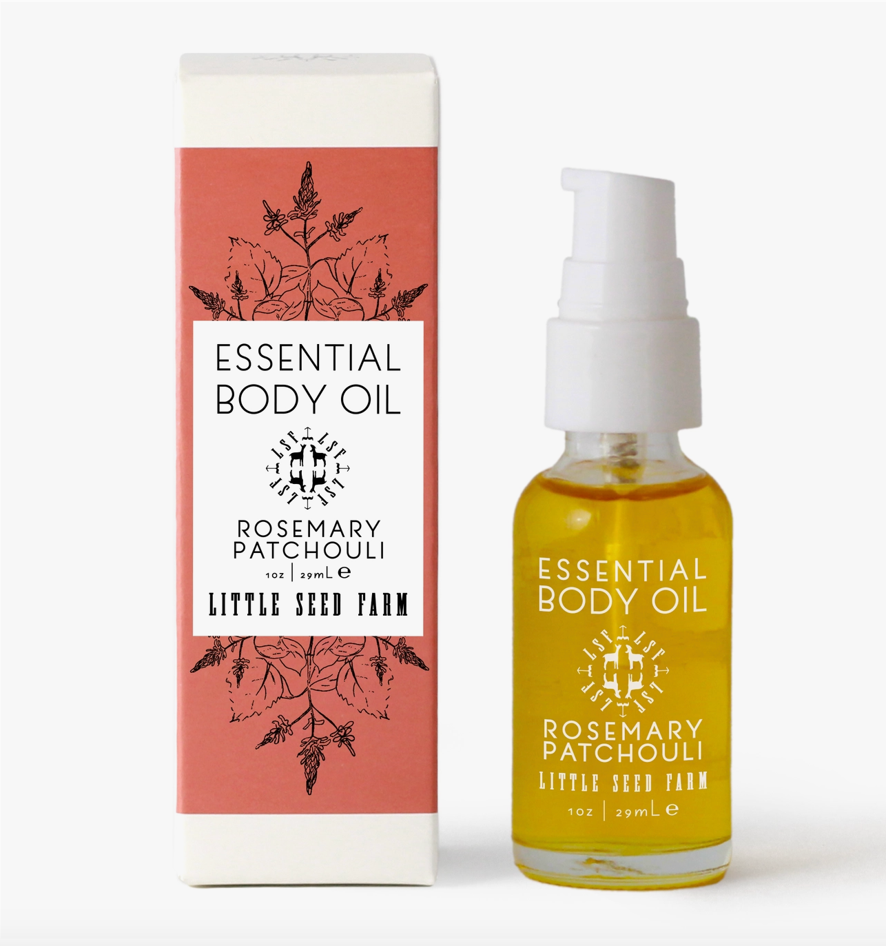Rosemary + Patchouli Essential Body Oil