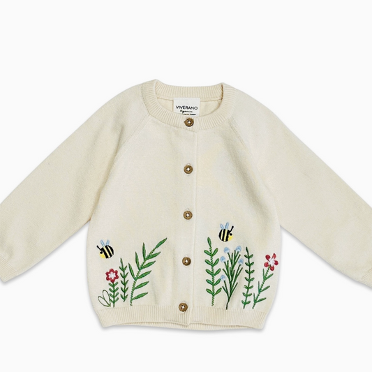 Bee Sweet Embroidered Cardigan