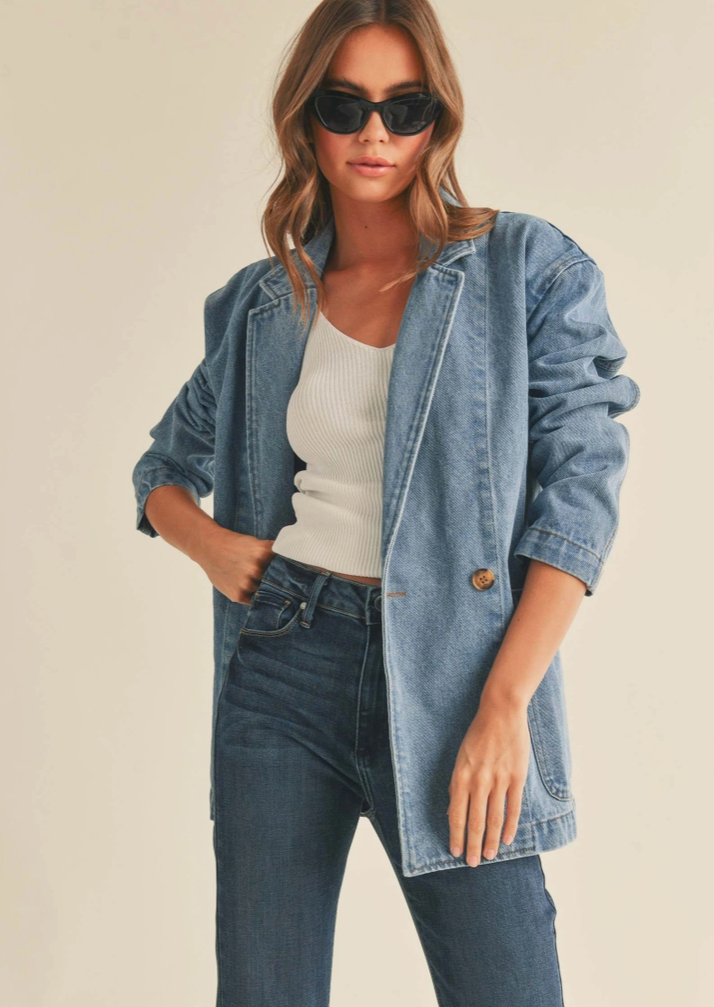 Denim Trench