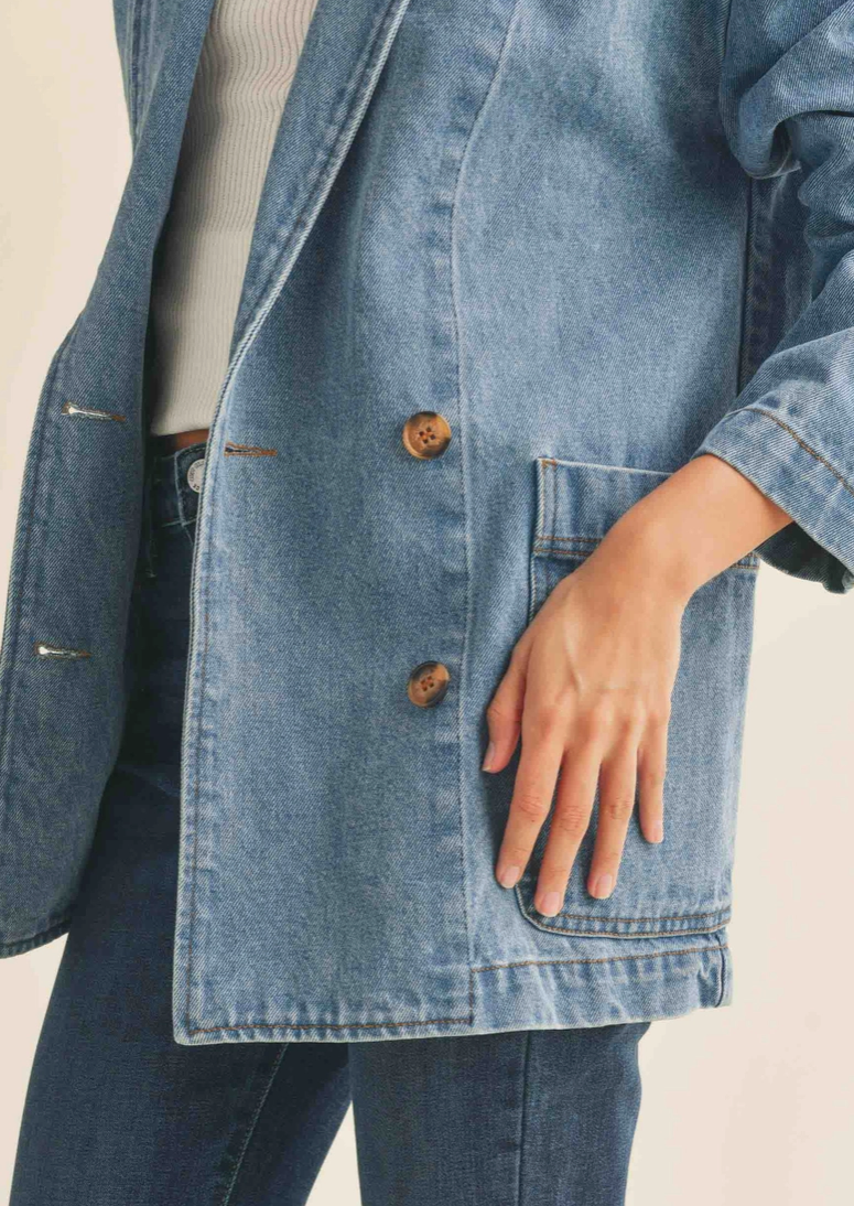 Denim Trench