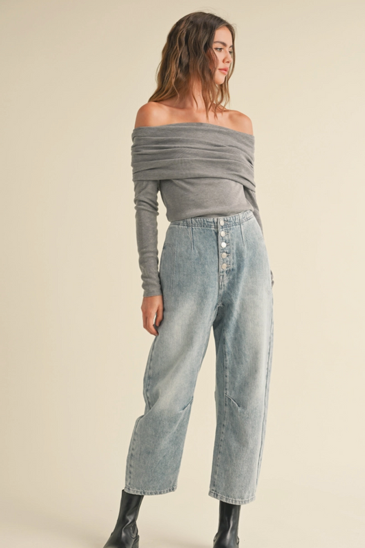 Andy Barrel Denim Pants