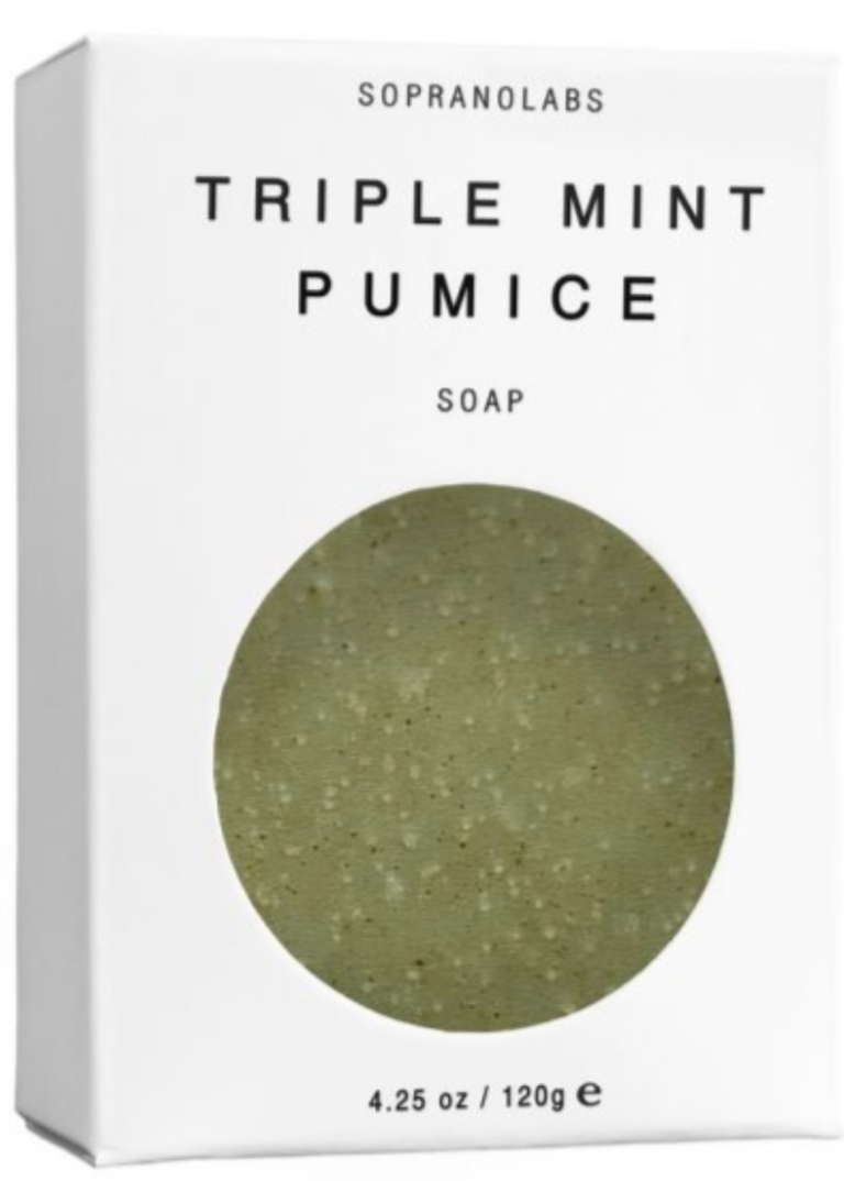 Triple Mint Pumice Vegan Soap