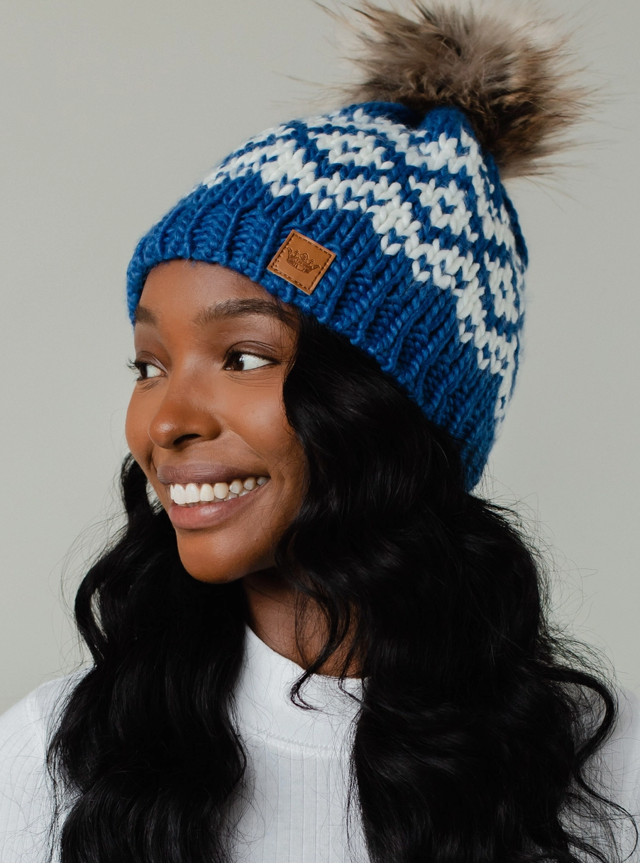 Blue Fairisle Hat