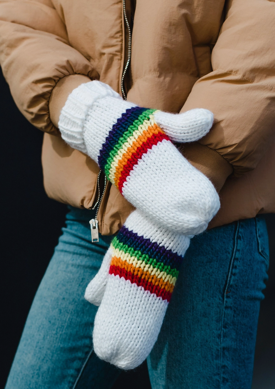 Rainbow Mittens