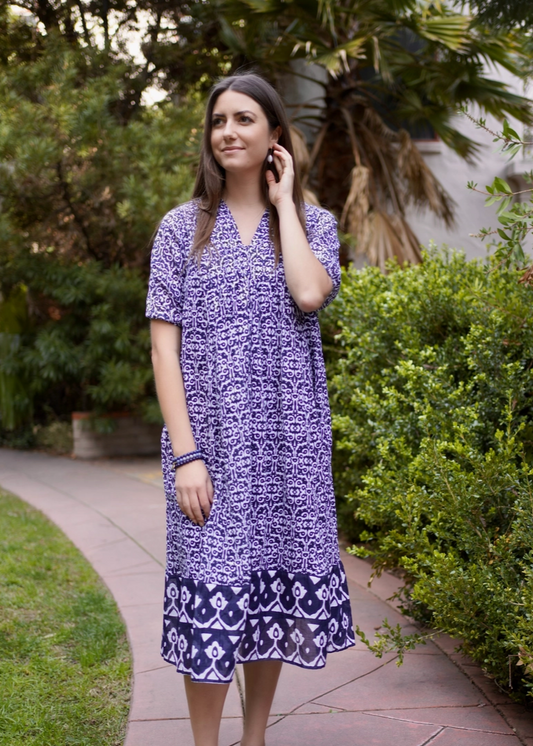Skye Dress - Navy