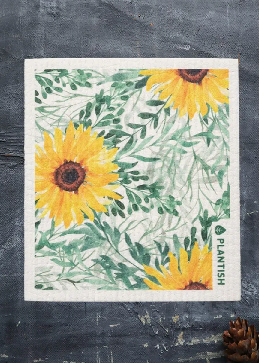 Floral Bursts Swedish Sponge Cloths