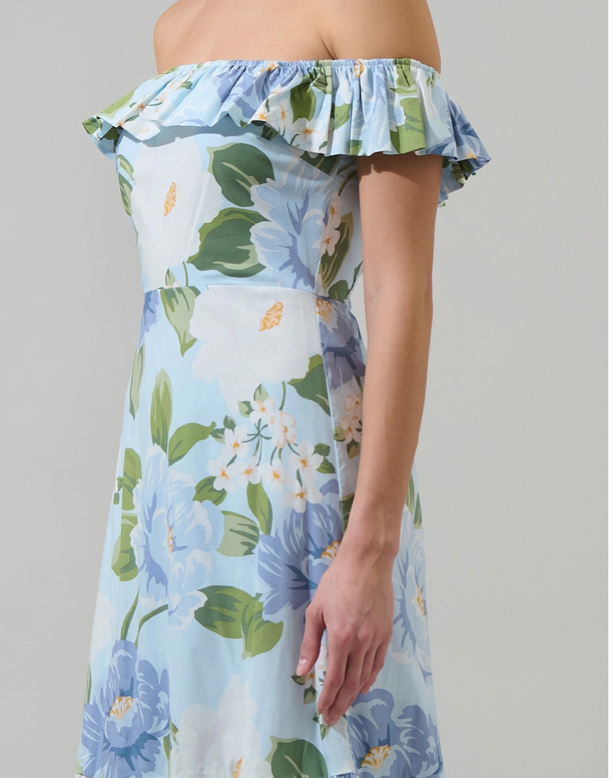 Kelsey Off the Shoulder Maxi Dress