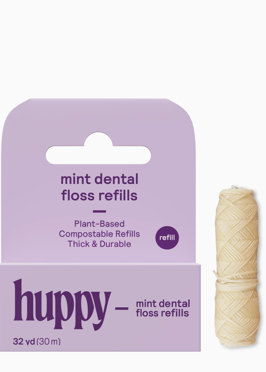 Huppy Vegan Dental Floss-Refill
