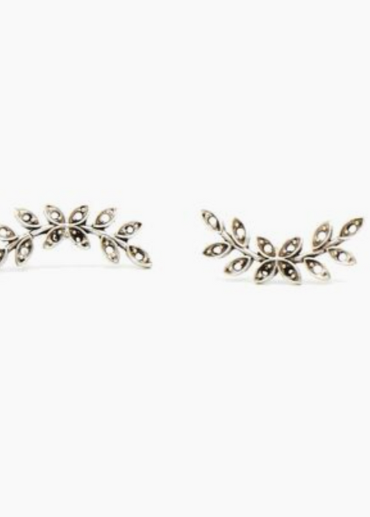 Dainty Branches Studs - Silver