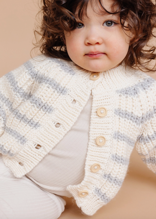 Classic Striped Cardigan
