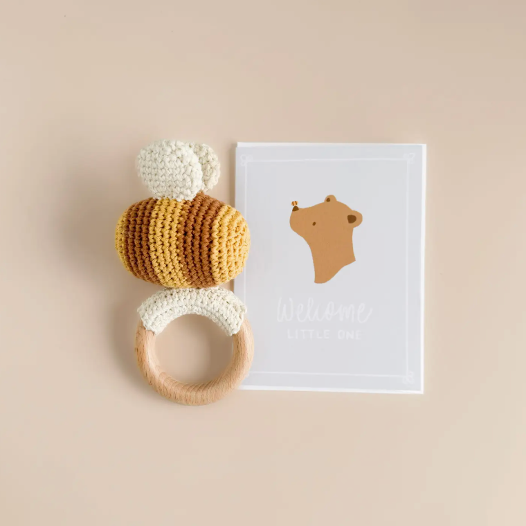 Welcome Bee & Bear Card