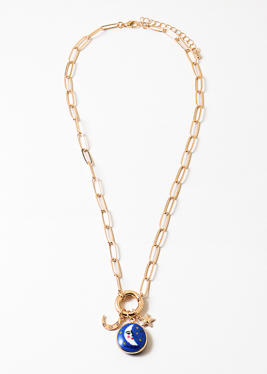 Whimsy Moon Necklace