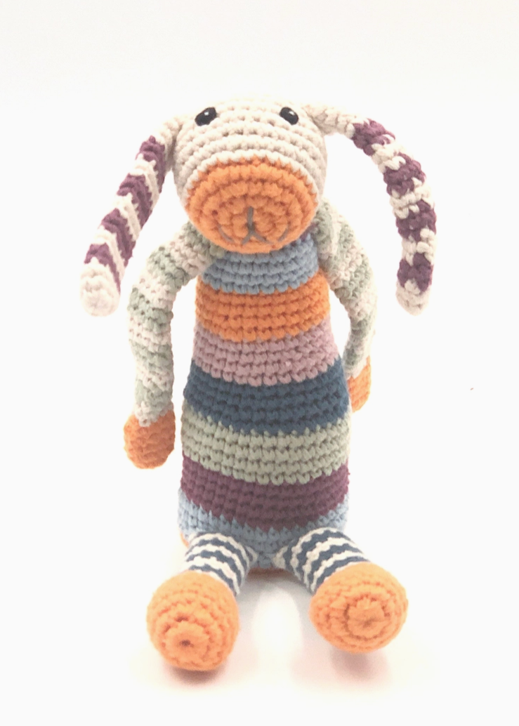 Striped Bunny Doll