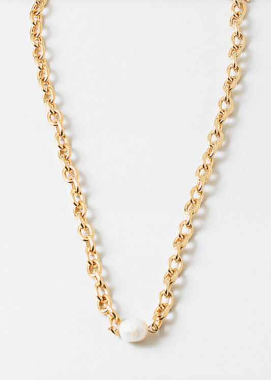 Gold Dipped Pearl Pendant