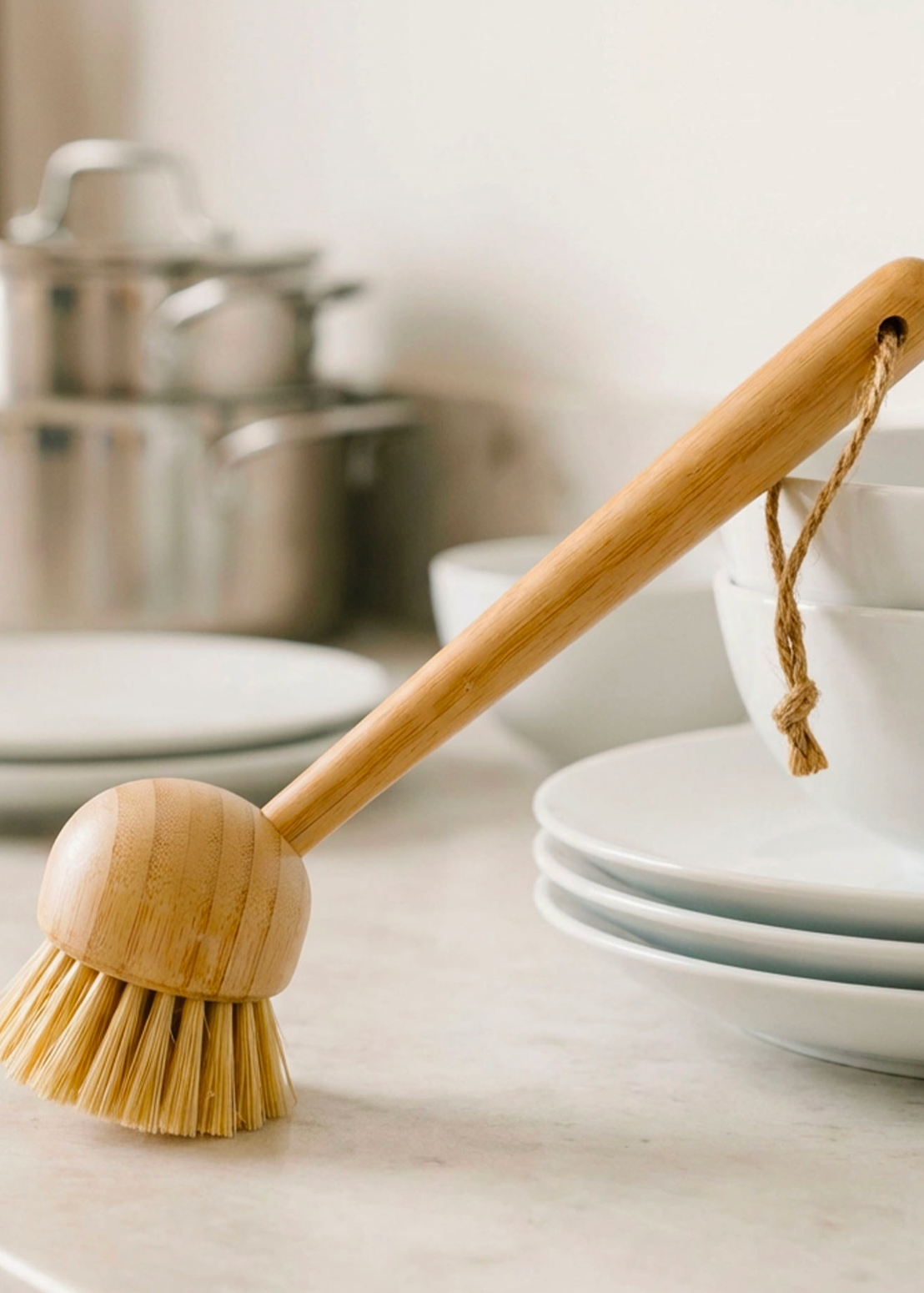Bamboo Dish Scrubber