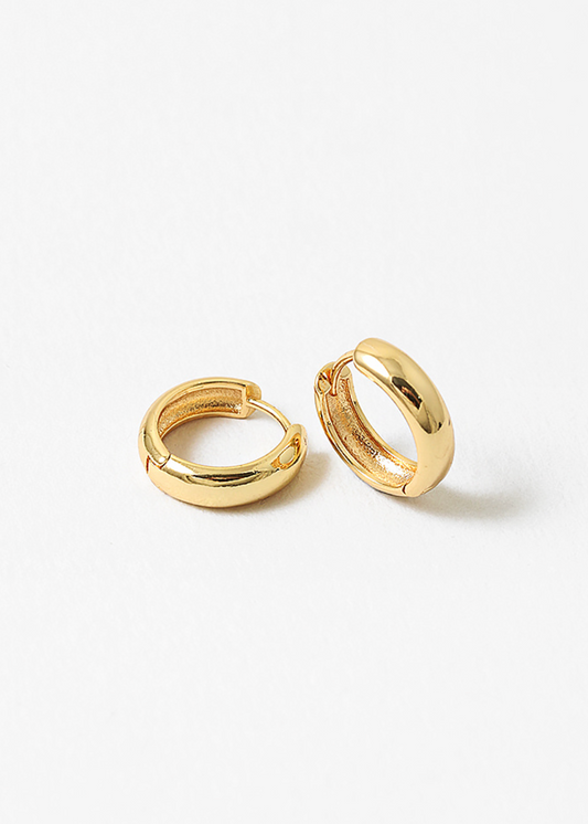 My Precious Gold Dipped Huggie Hoops
