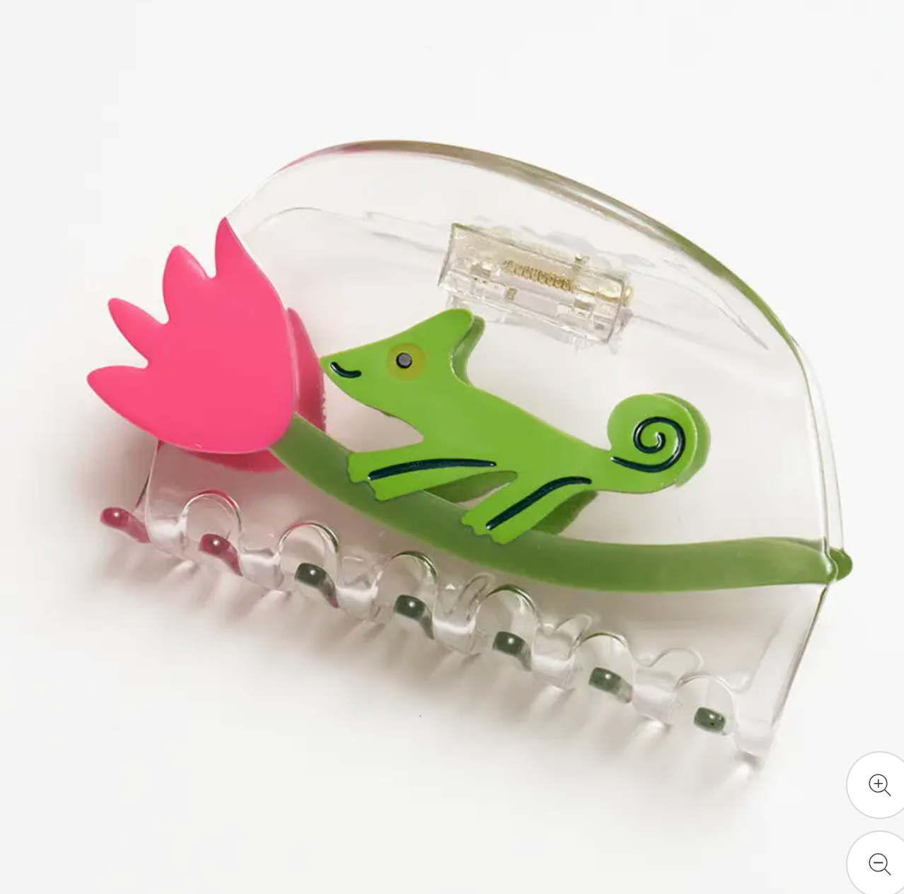 California Poppy Claw - Orange Acetate Flower Hair Clip