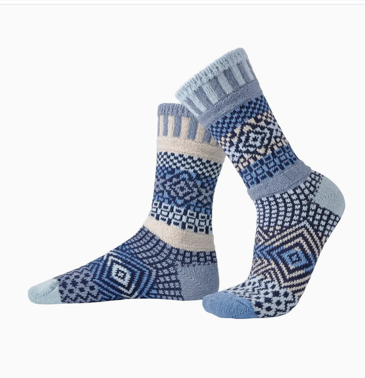 Azure Crew Socks 
