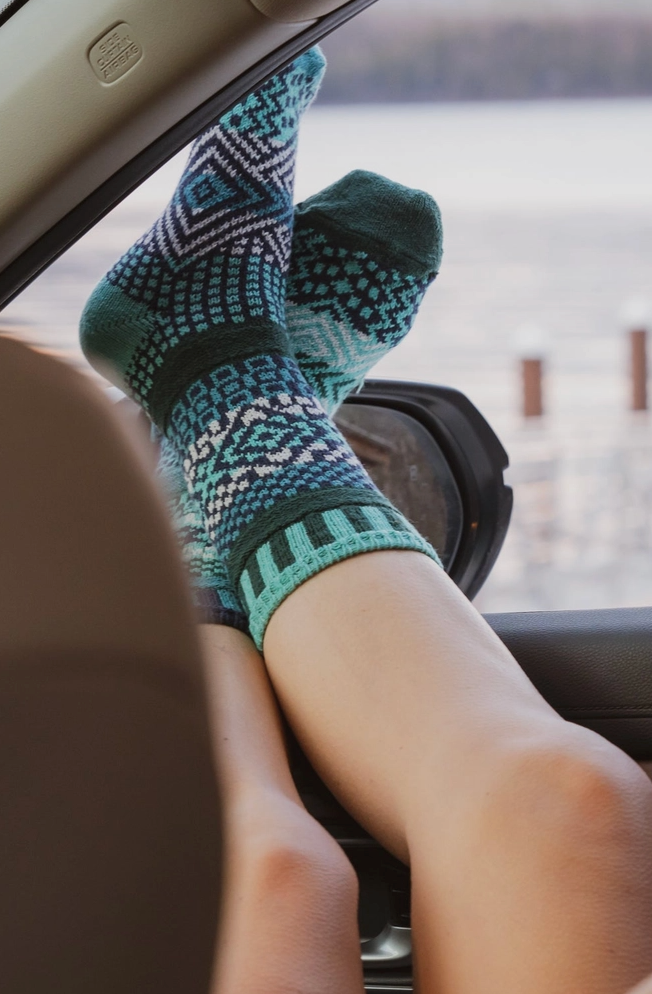 Evergreen Crew Socks 