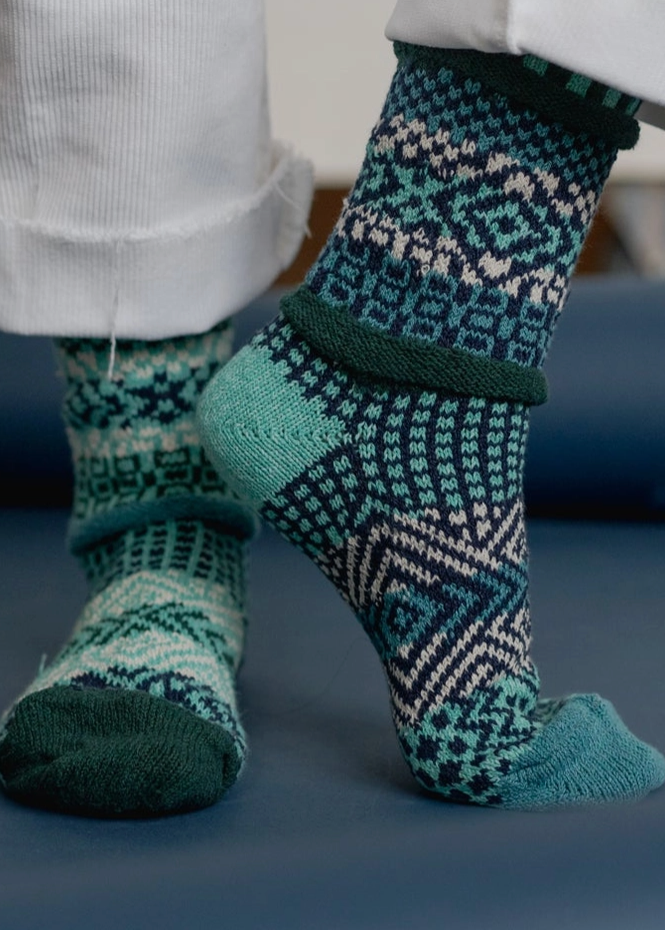 Evergreen Crew Socks 
