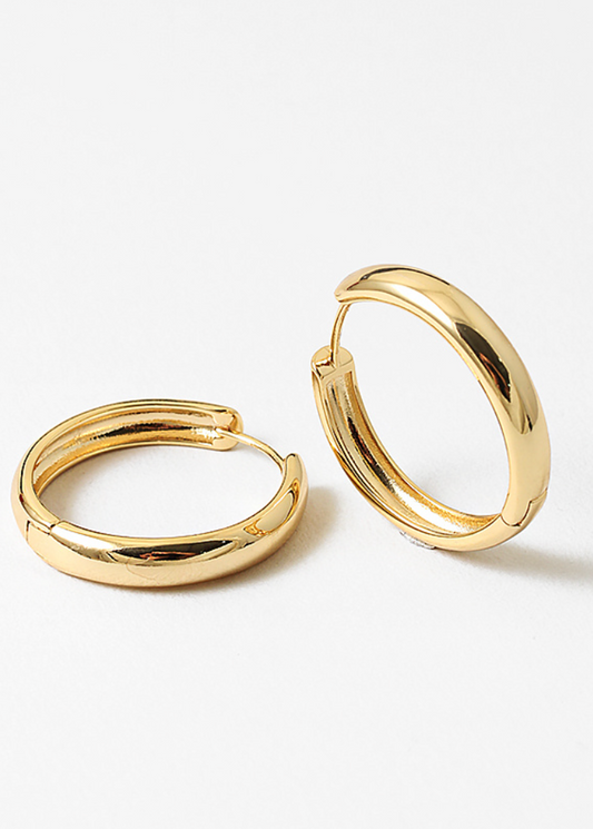 Betty Hoops-Gold Dipped