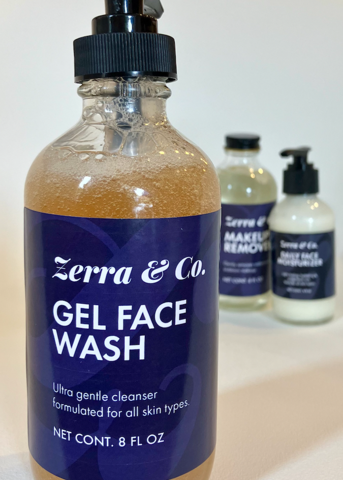 Zerra & Co Gel Cleanser-Great for All Skin Types