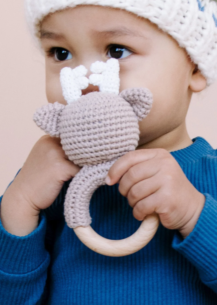 Cotton Crochet Rattle - Assorted