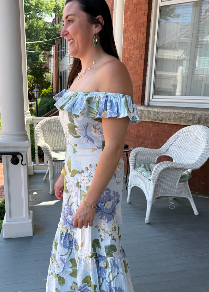 Kelsey Off the Shoulder Maxi Dress