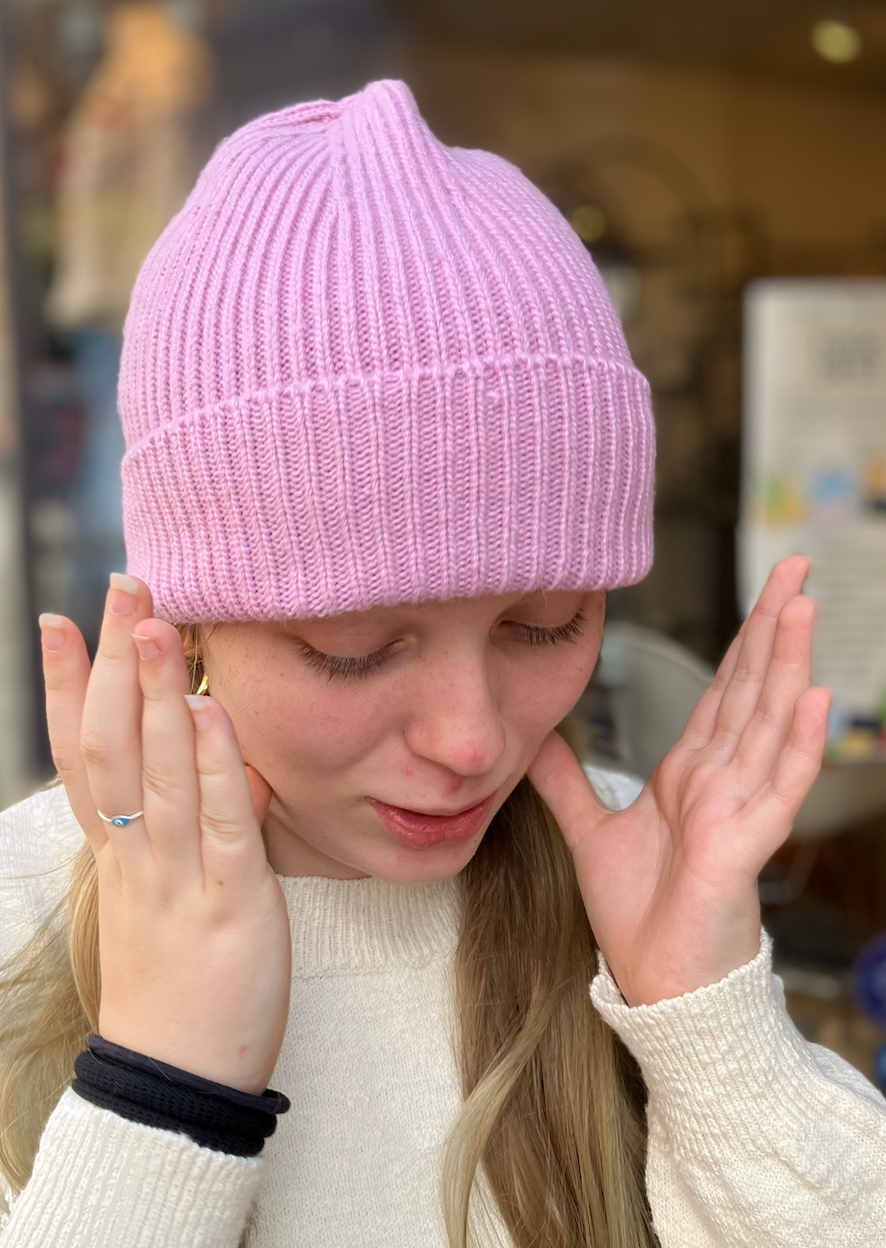 Cashmere Blend Beanie Hat