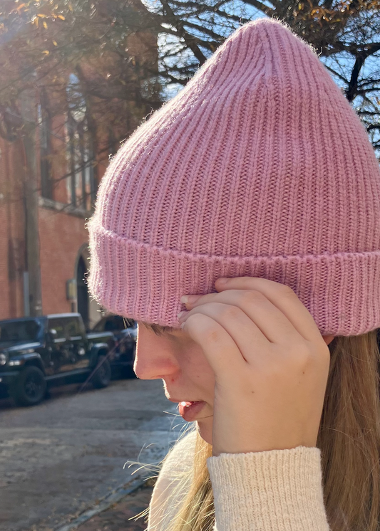 Cashmere Blend Beanie Hat