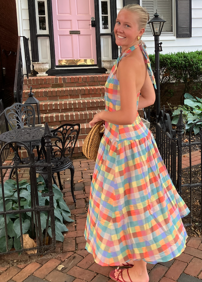 Theresa Twist Halter Dress