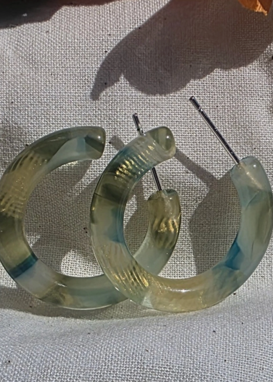 Dew Drop Mini Hoop Earrings