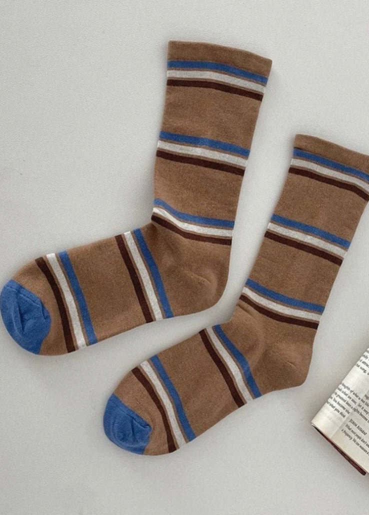 Collegiate Stripe Socks
