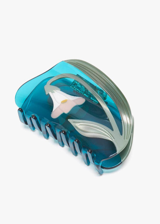 Alba Vine Flower Acetate Hair Claw Clip