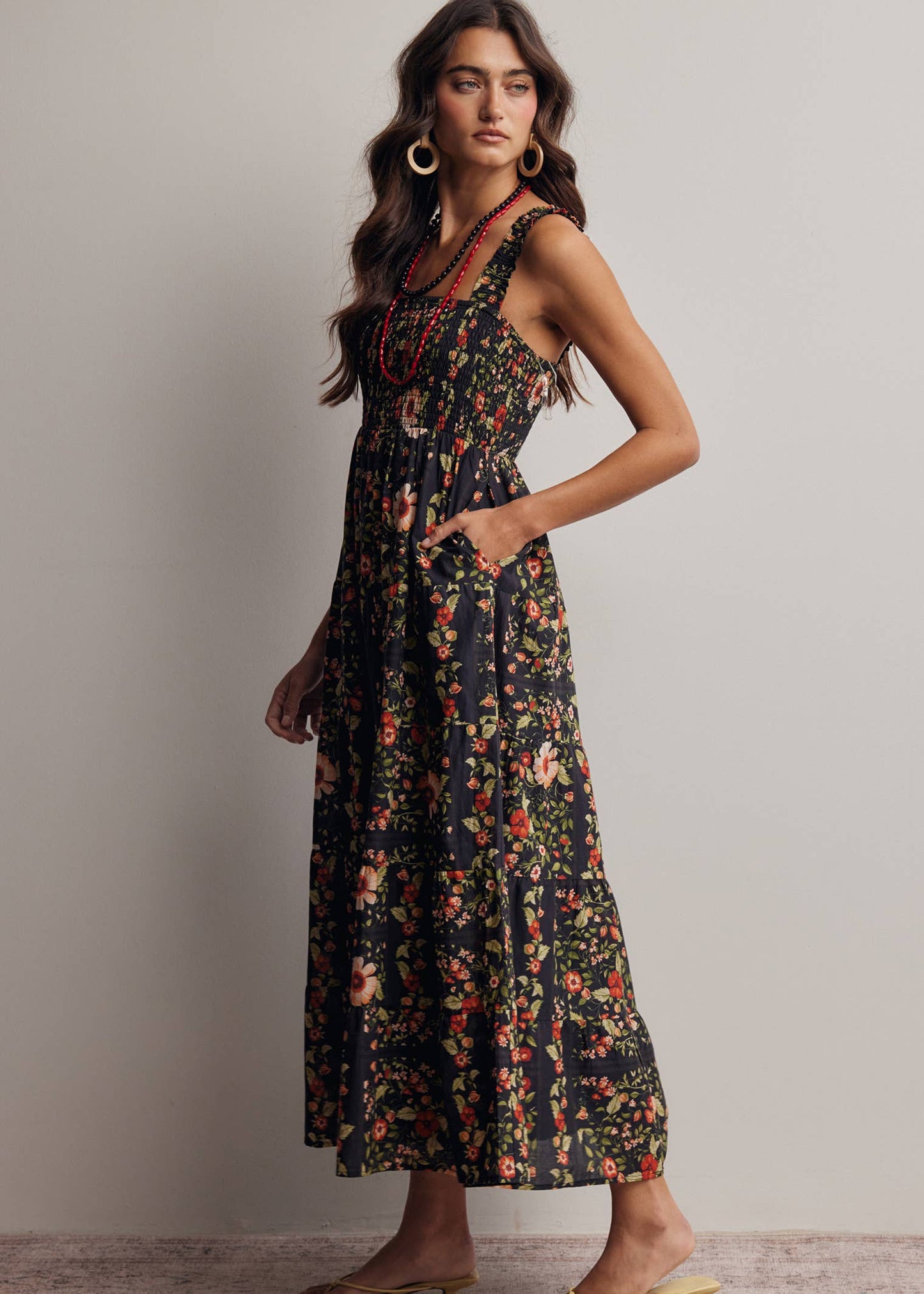 Tess Floral Smocked Dress