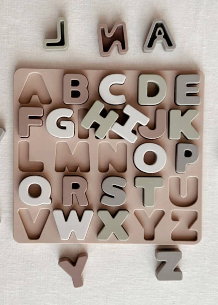 Soft Silicone ABC Puzzle for Toddlers