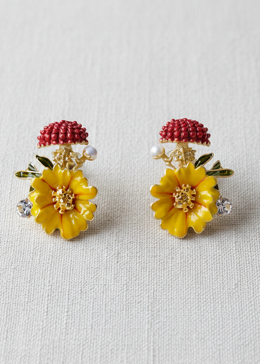 Camelia Earrings