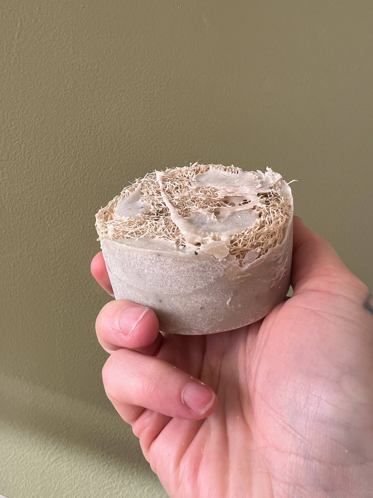 Mint Loofah Palm Free Soap with Pumice & Poppy Seeds