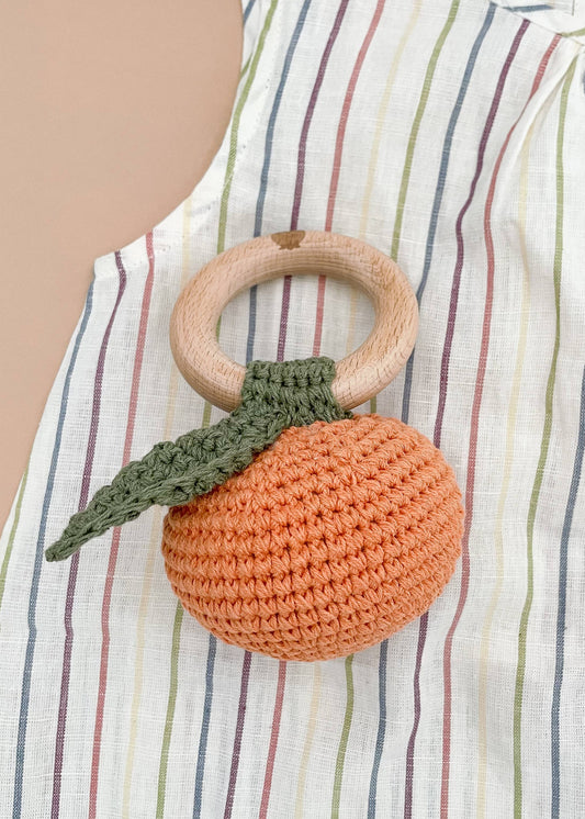 Clementine Crochet Teether Rattle