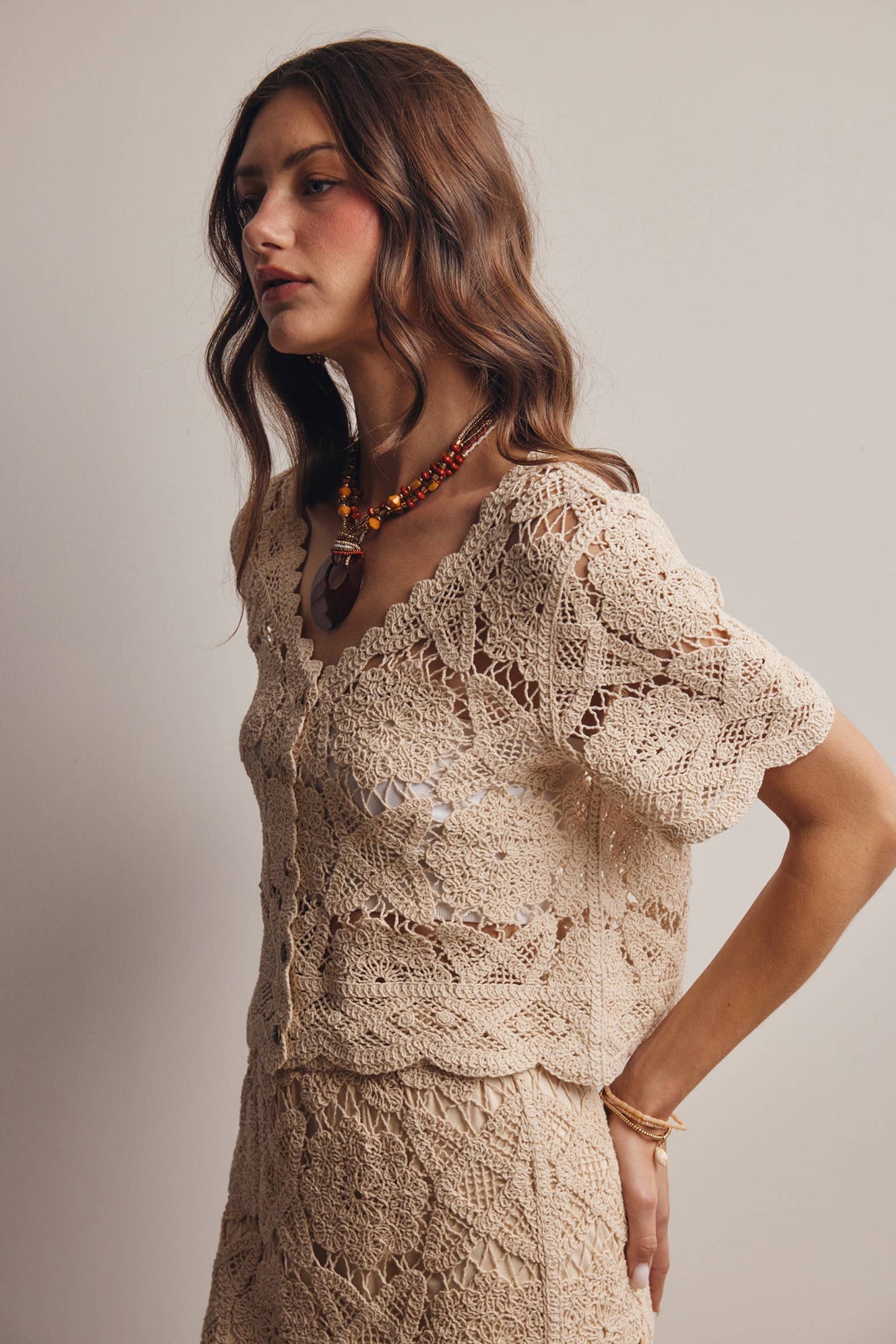 Julia Crochet Top