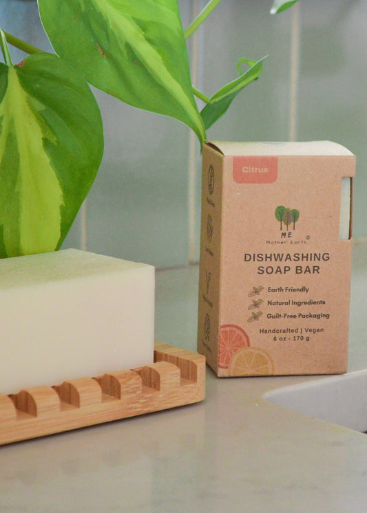 Zero Waste Dishwashing Soap Bars: Citrus